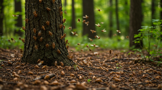 The Great Emergence of Brood XIV Periodical Cicadas in 2025