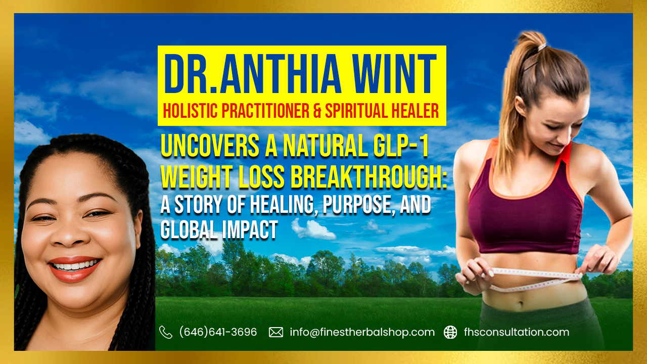 Dr. Anthia Wint Holistic Practitioner & Spiritual Healer,Uncovers a Natural GLP-1 Weight Loss Breakthrough A Story of Healing and Global Impact