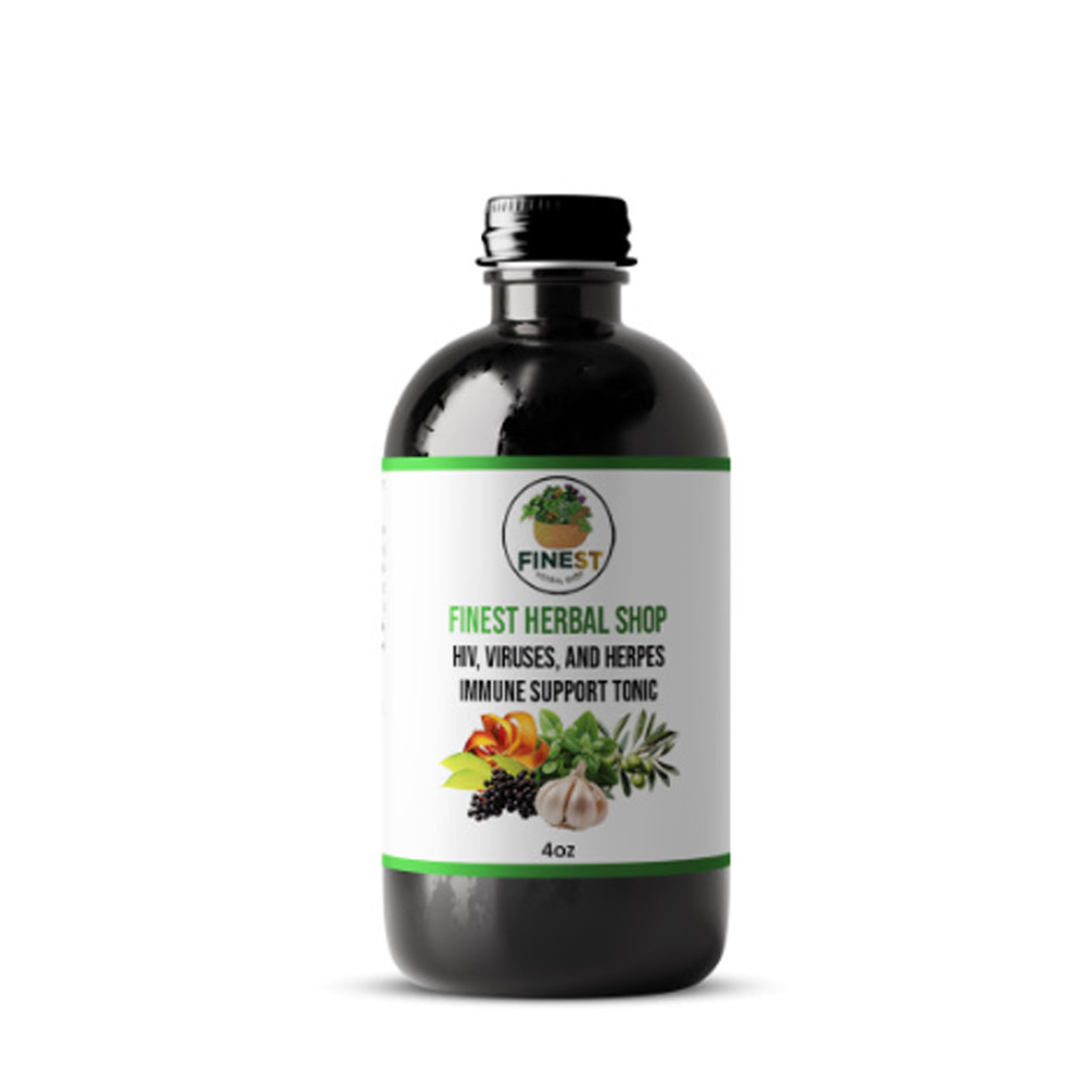 Finest Herbal Shop, HIV, Viruses, Herpes & Respiratory Immune Support Tonic