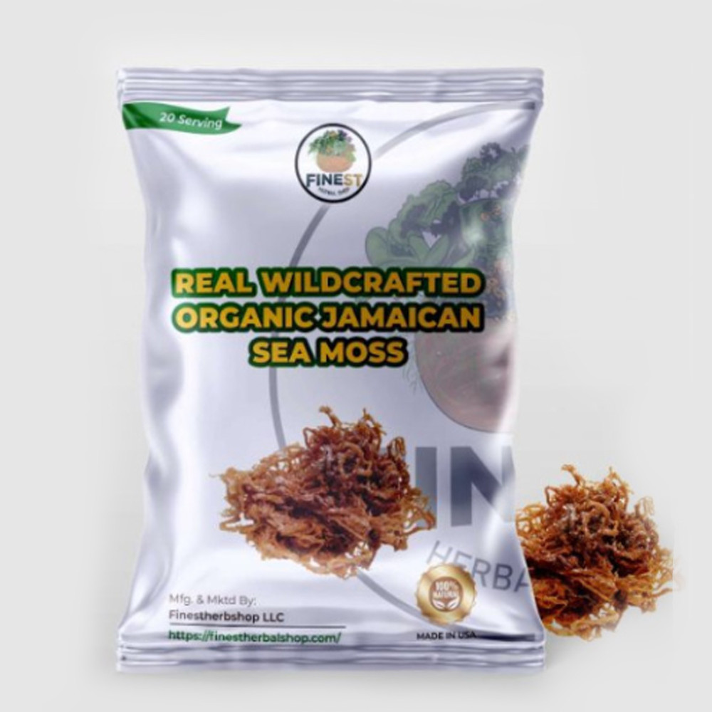 Real Wildcrafted organic Jamaican Sea Moss
