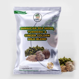 JAMAICAN SEA MOSS, TURMERIC & GINGER GOLDEN MILK BLEND
