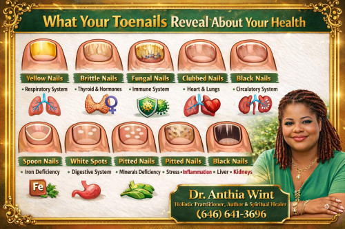 WHAT YOUR TOENAILS SAY ABOUT YOUR HEALTH & HEALING