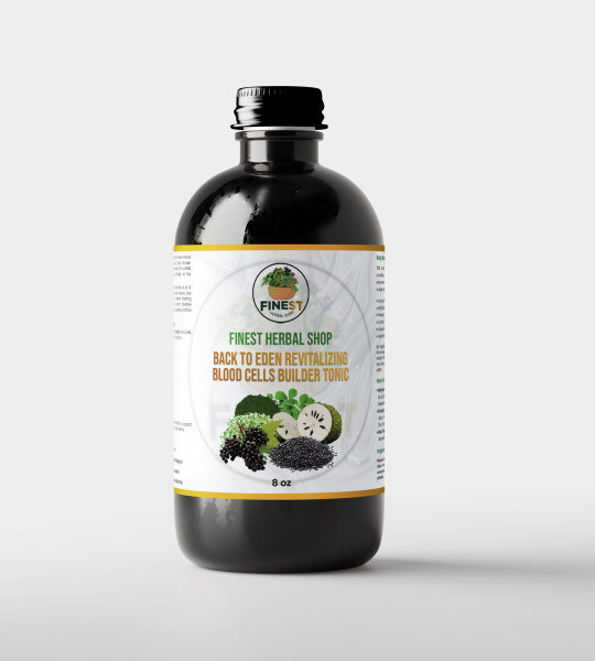 Finest Herbal Shop Back To Eden Revitalizing Blood Cells Builder Tonic