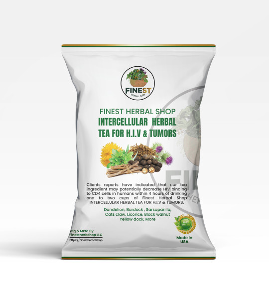 Finest  Herbal Shop INTERCELLULAR  HERBAL TEA FOR H.I.V & TUMORS