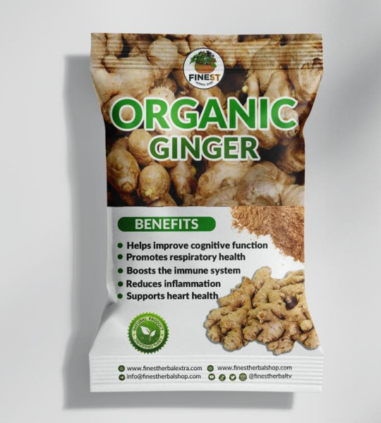Finest Herbal Shop Organic Ginger