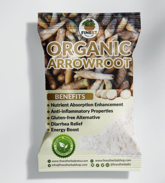 finest herbal shop Organic Arrowroot